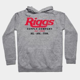 Riggs Supply Company (lt shirt) Hoodie